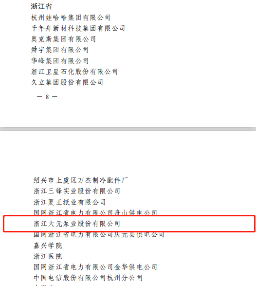 云顶国际泵业全国厂务公开民主管理先进单位”